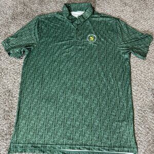 122nd US Open The Country Club Golf Polo Shirt Men's Large All Over Squirrel